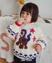 韓国子供服 / 26winter / MelonSwitch / ポニースターハーフネックセーター / キッズ / 冬服 *3~11*