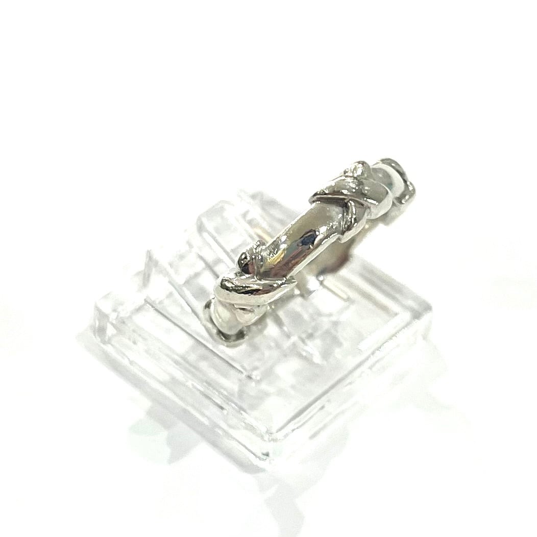 TIFFANY&CO.】【8号 】2403 5 シグネチャークロスリングシルバー925／X