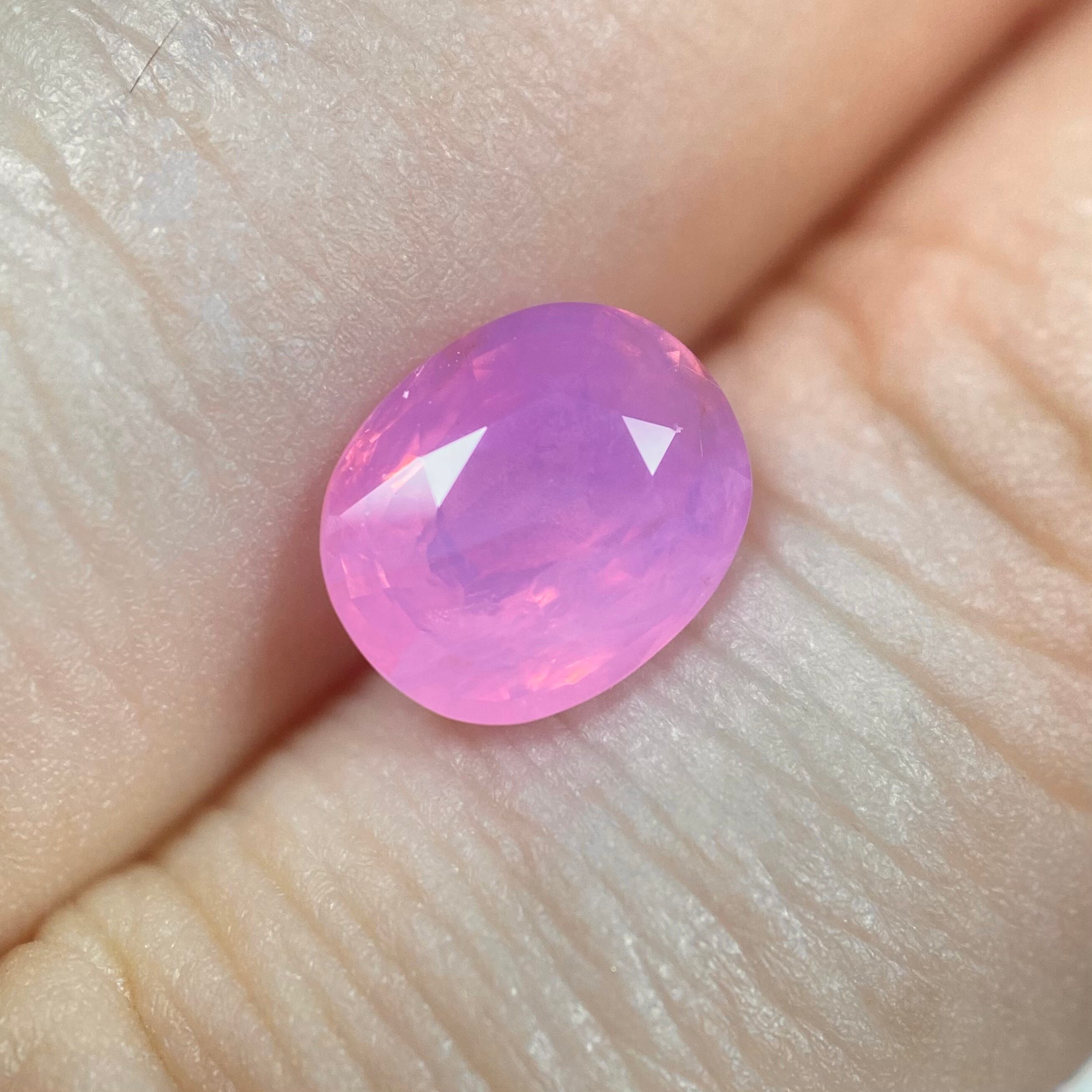 撫子ピンクなシルキーサファイア