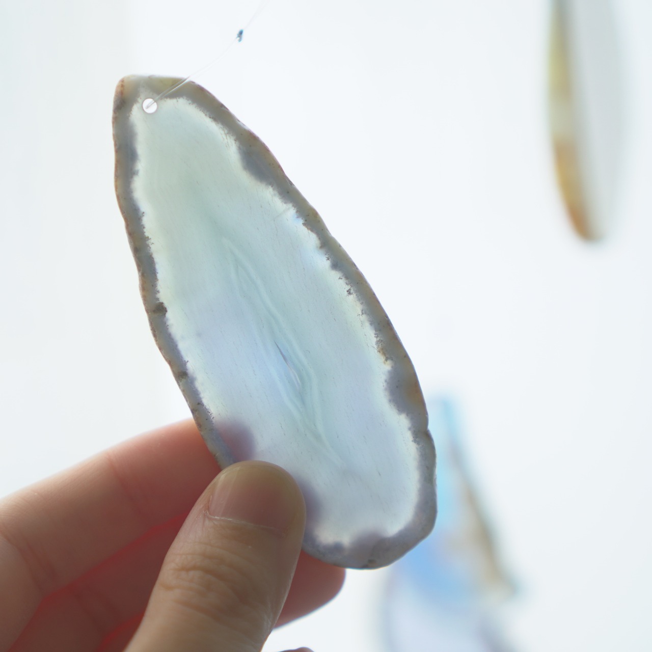 Gentle Stream - アゲートヒーリングチャイム / Agate Sun Catcher Wind Chime 092