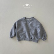 韓国子供服 / LALALAND / 26Autumn / ラウンド 切替 スウェット / 秋服 / キッズ *XS~XL*
