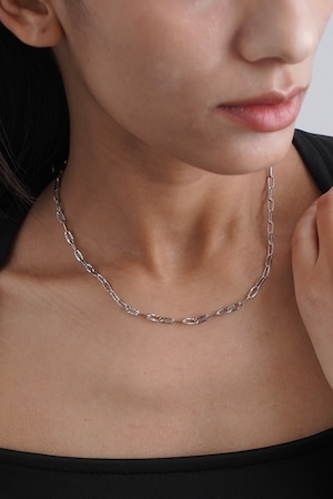 316L Fleur choker necklace［silver］#n164
