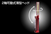 GENTOS(ジェントス) 作業灯 LED ワークライト ハンディタイプ USB充電式(専用充電池) 650ルーメン ガンツ GZ-223 マグネット COB