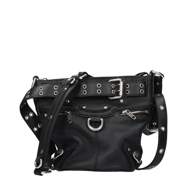 【新品】BALENCIAGA バレンシアガ レディース クロスボディバッグ レザー ブラック 702039210BZ1000