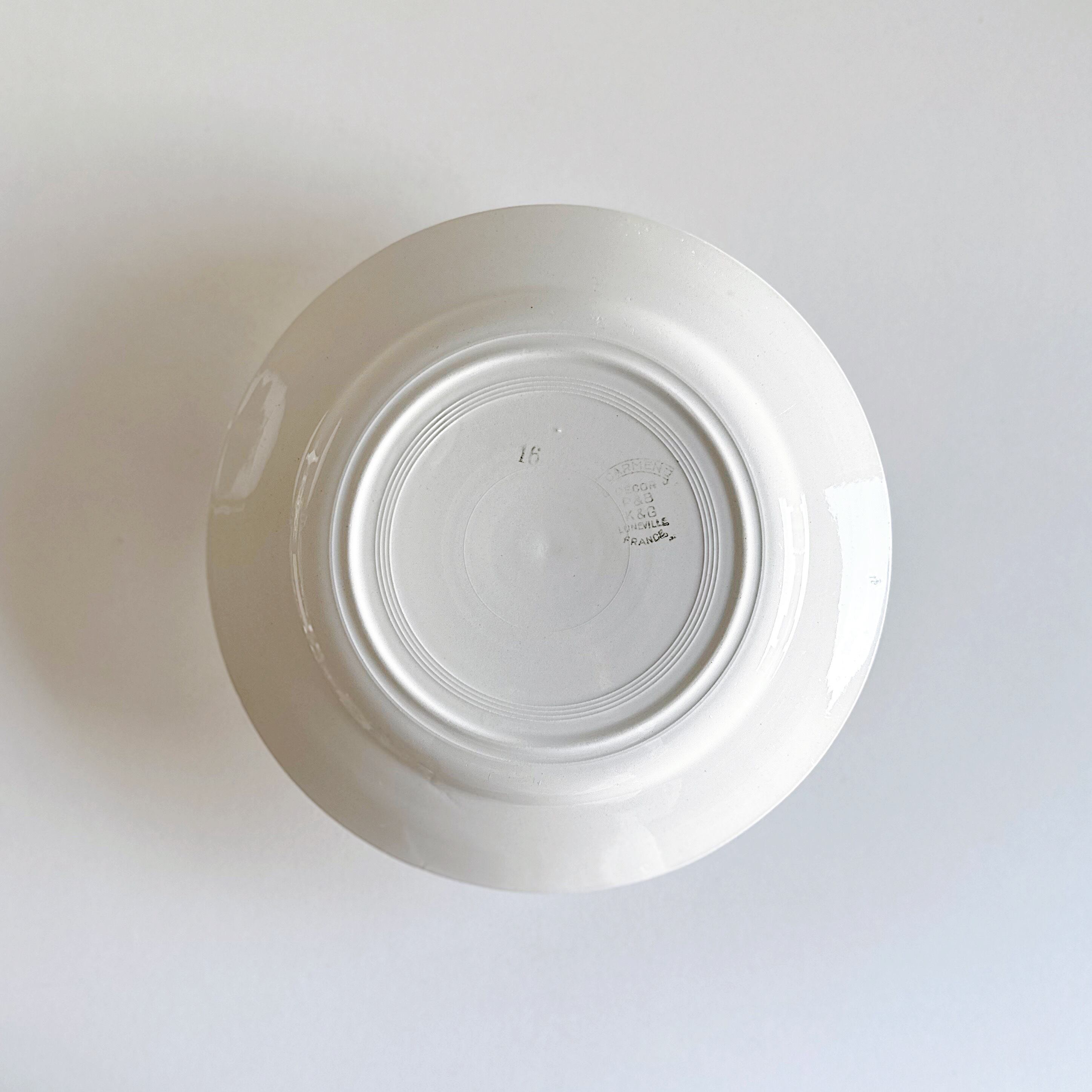 Luneville リュネヴィル プレート CARMEN バスク柄 B（フランス） | ぽ