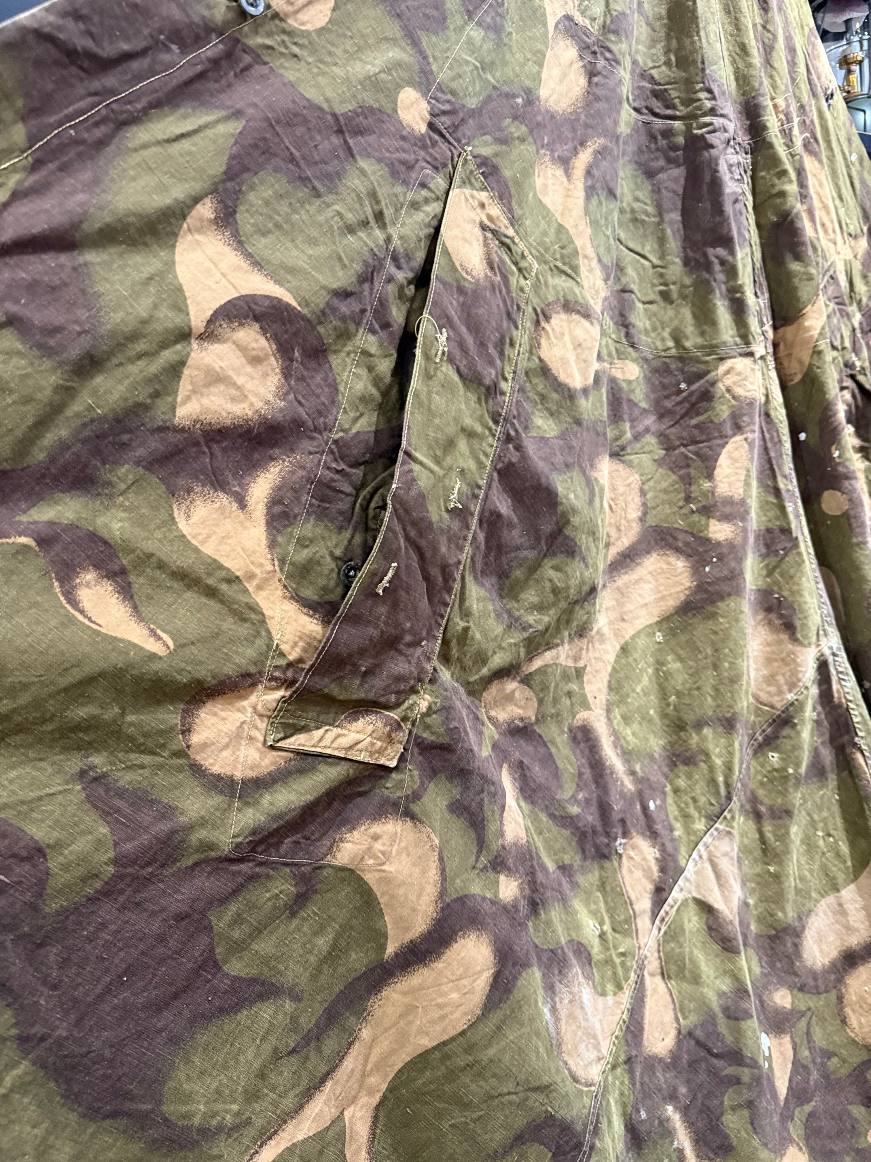 軍幕ハンガリー軍用テント ハリケーン迷彩 1枚バラ売り