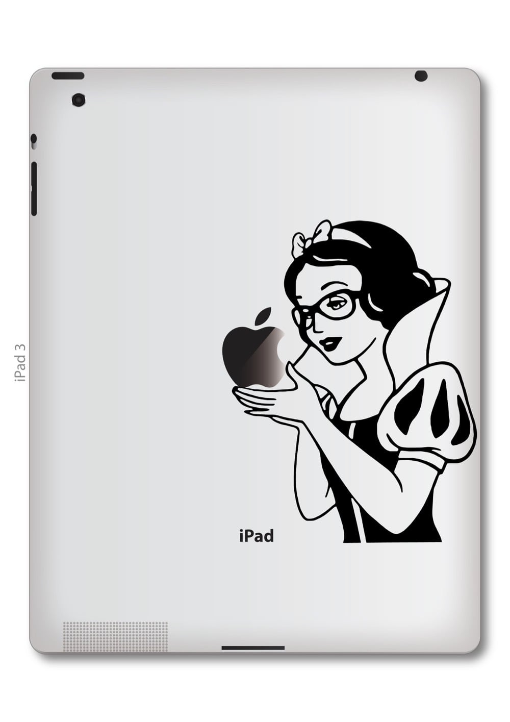 カインドストア iPad アイパッド ステッカー シール 白雪姫 ギーク