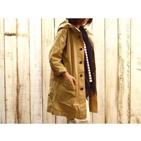 ARMEN(アーメン) AUTHENTIC HOODED COAT BEIGE&BLACK Color | AUTHENTIC Life Store  powered by BASE