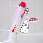 ハイディのこっちみんなチャーム付きボールペン（実写）