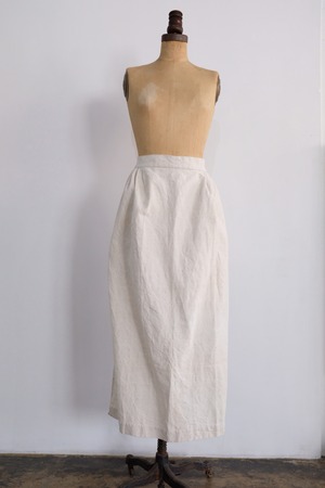 [VINTAGE]1900s French antique linen apron