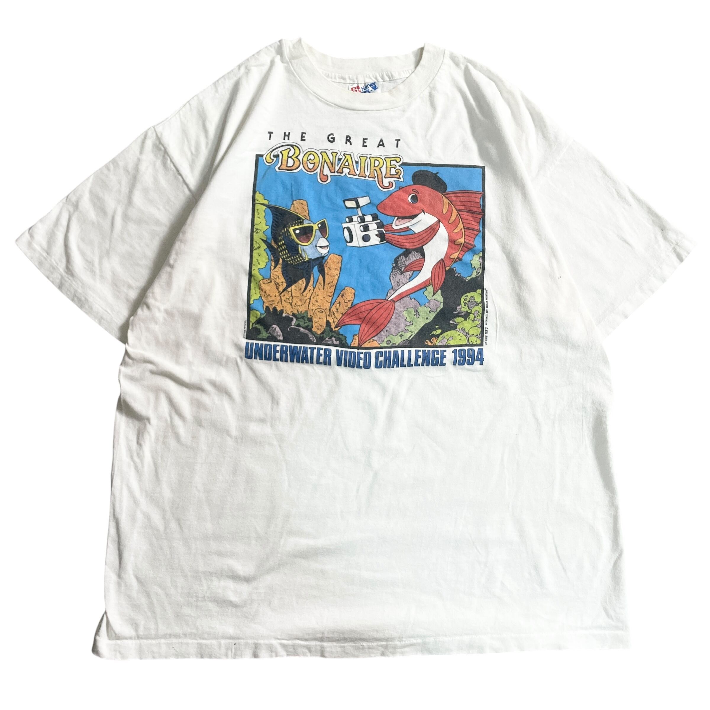 90s USA製 魚 動画コンテスト vintage T-shirts