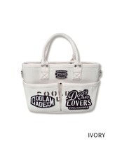 【直営限定ITEM】-TYPE F- パッチ×ペイントコンパクト3wayバッグ (IVORY)　CQ-49501H