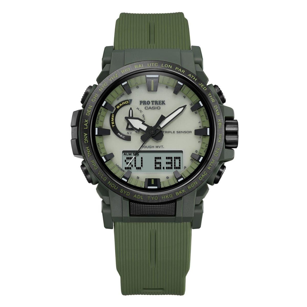 カシオ プロトレック PROTREK PRW-3400Y-5JF ソーラー電波時計 | 藤原