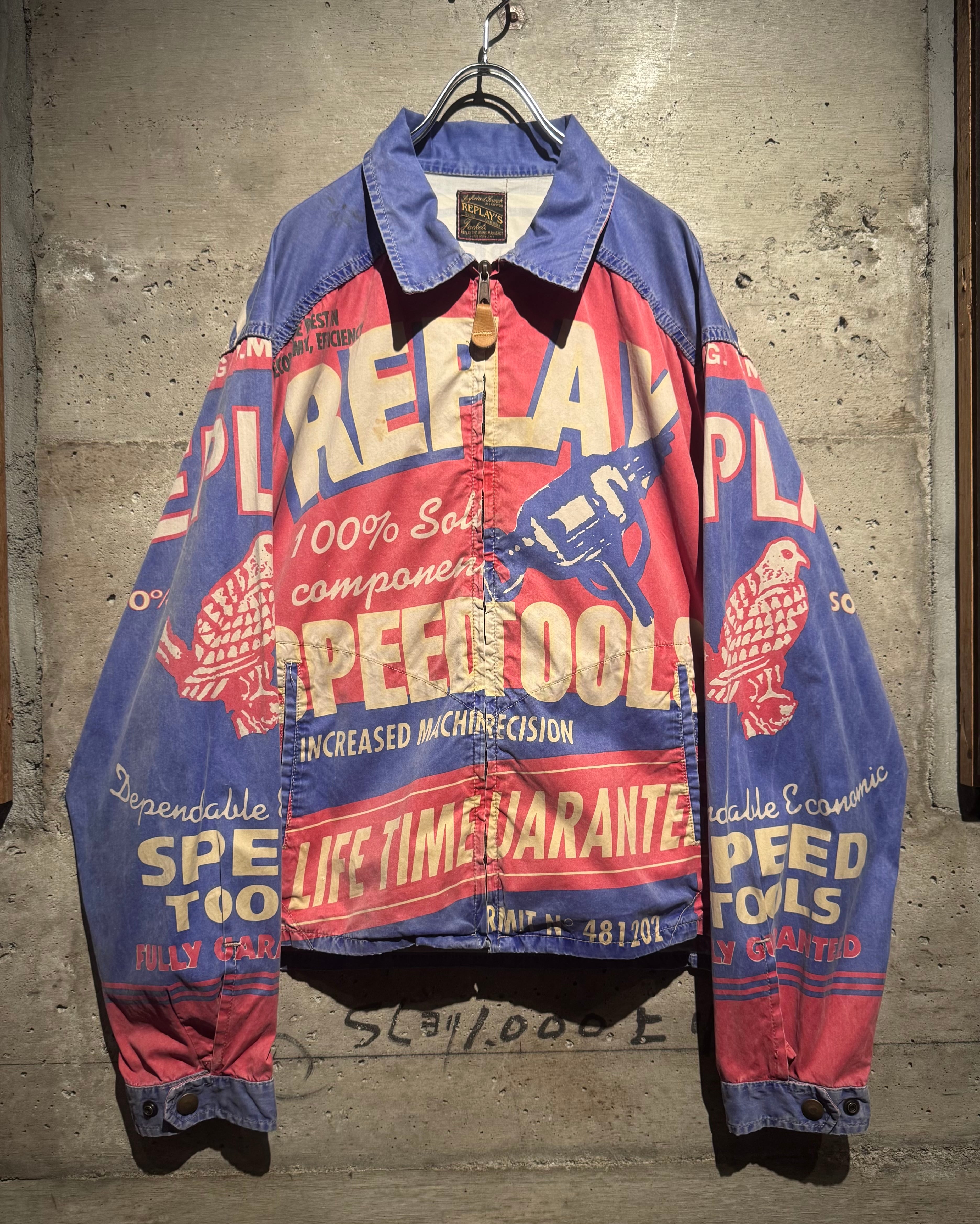 リバーシブル　ヴィンテージ　ジャケット　古着　Caka Caka】80's〜90's Special Switching Vintage Leather Jacket | Caka