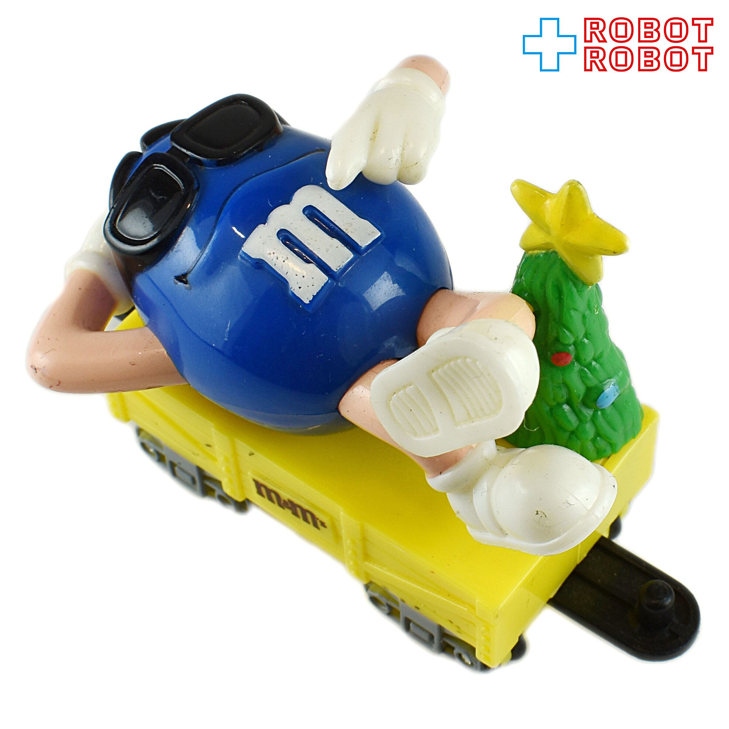 M&M's クリスマス・トレイン・トッパー ブルー クリスマスツリー平貨車