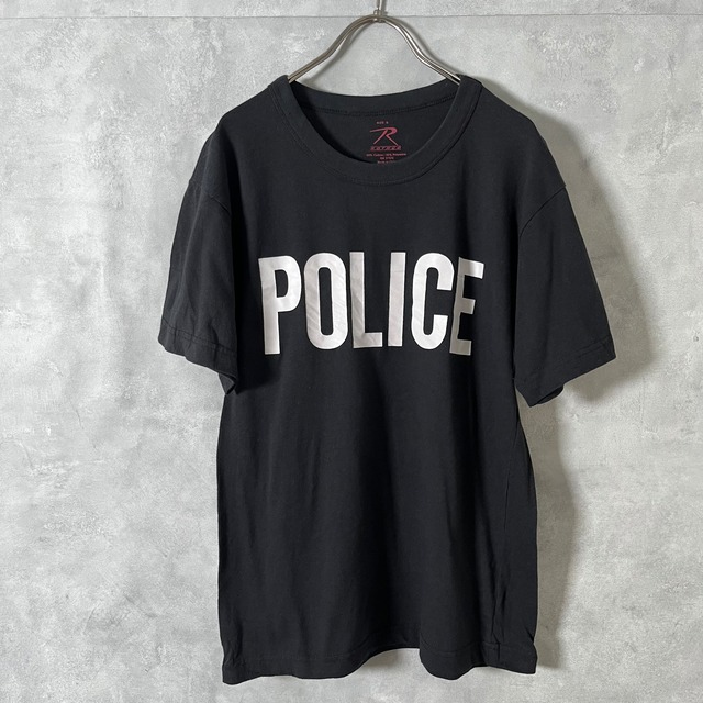 #5208 "ROTHCO" POLICE print T-shirt