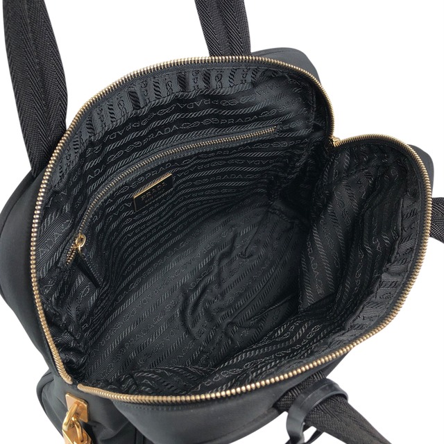 PRADA プラダ ハンドバッグ ブラック トライアングルロゴ ナイロン vintage ヴィンテージ オールド p7dydt