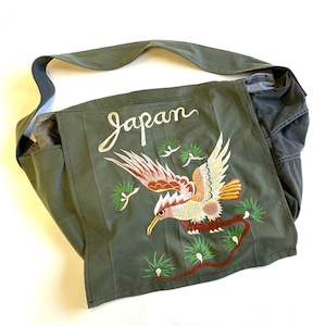 Remake Military Shirts  Bag リメイクミリタリー シャツバッグ【bag01】