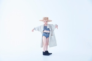 【予約/送料無料】Old TiLe Pattern Girls / blue gray