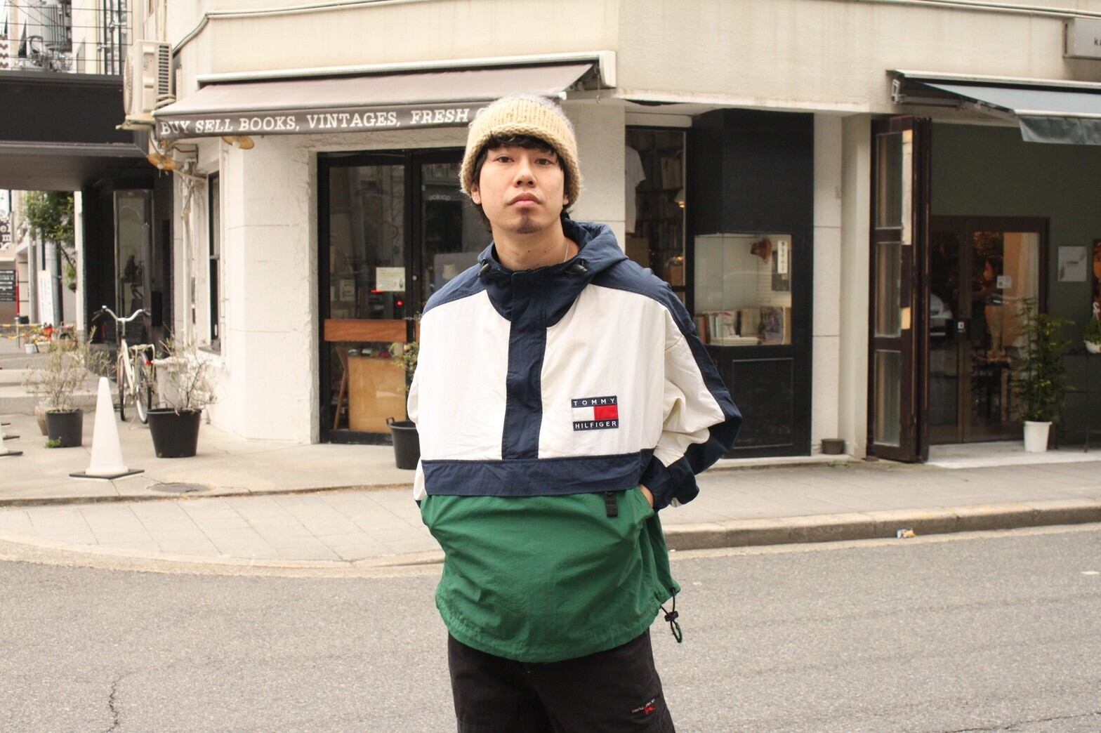 90s TOMMY HILFIGER Nylon Anorak Parker "Packable"