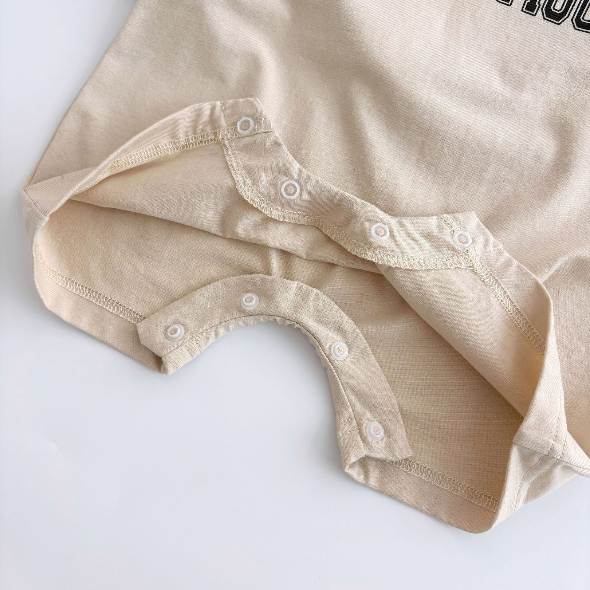 HAPPY MOODラグランロンパース