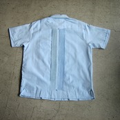ESTRELLA STANDARD S/S REJILLADA キューバシャツ SAX