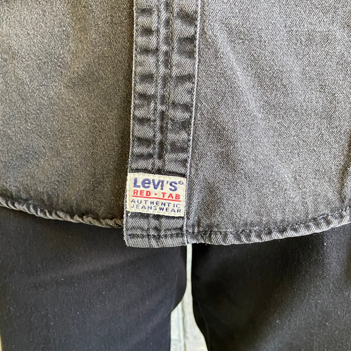 90年代 Levi's リーバイス 長袖ブラックデニムシャツ メンズL 90年代 Levi's リーバイス 長袖ブラックデニムシャツ メンズL
