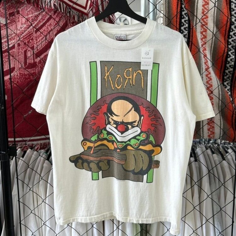 1996 KORN Logo T Shirt Size XL USA製 90's