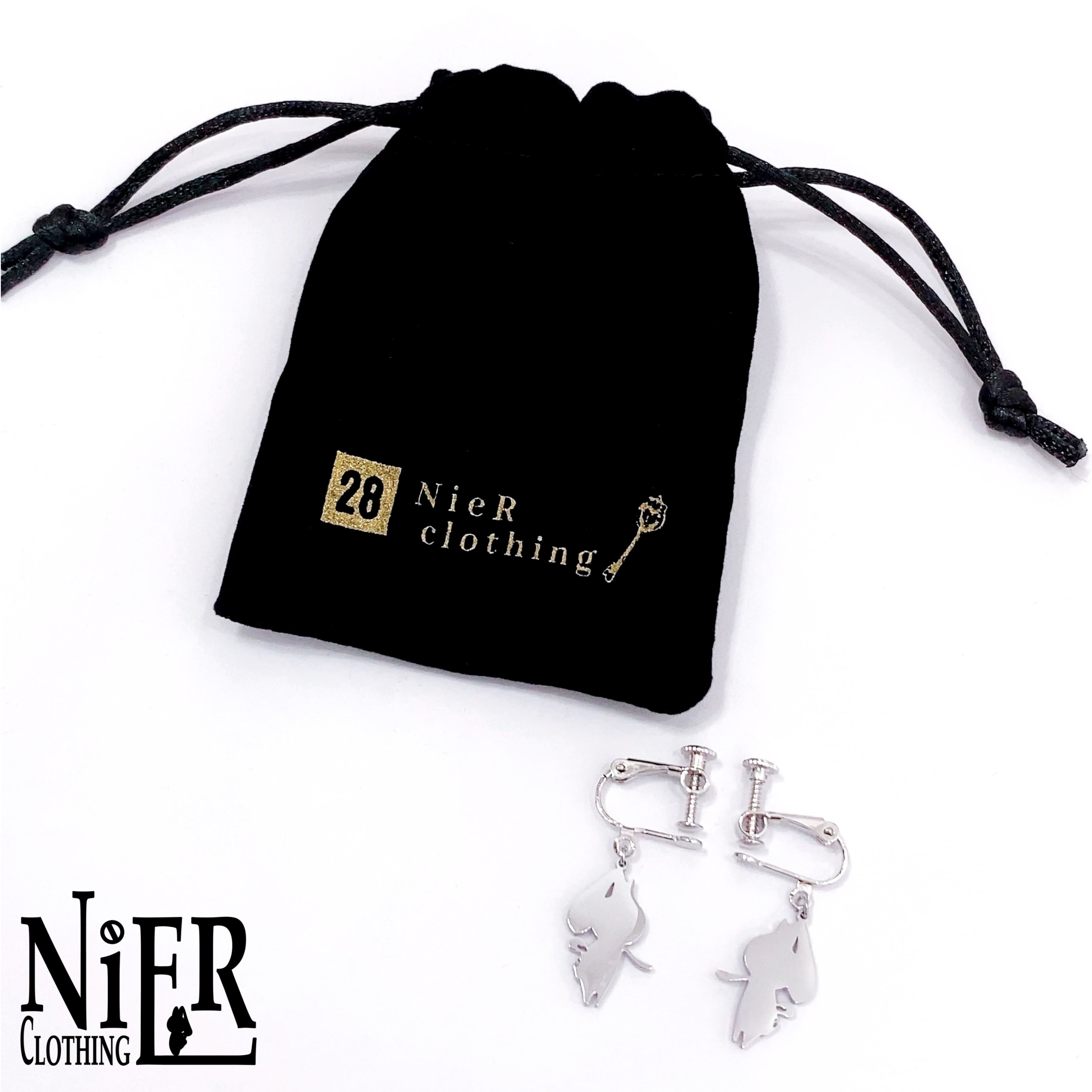 イヤリング両耳セット【SILHOUETTE】 NIER CLOTHING