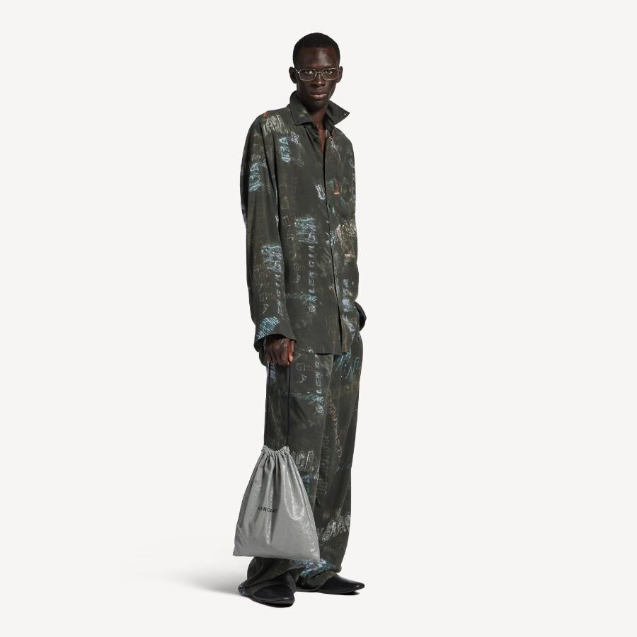 BALENCIAGA】L/S Cocoon Shirt | AYIN