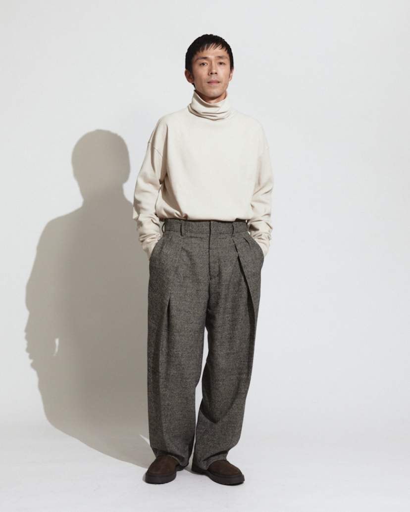 WOMEN'S】DUAL TWEED DOUBLE TUCK PT / デュアルツィードダブルタック