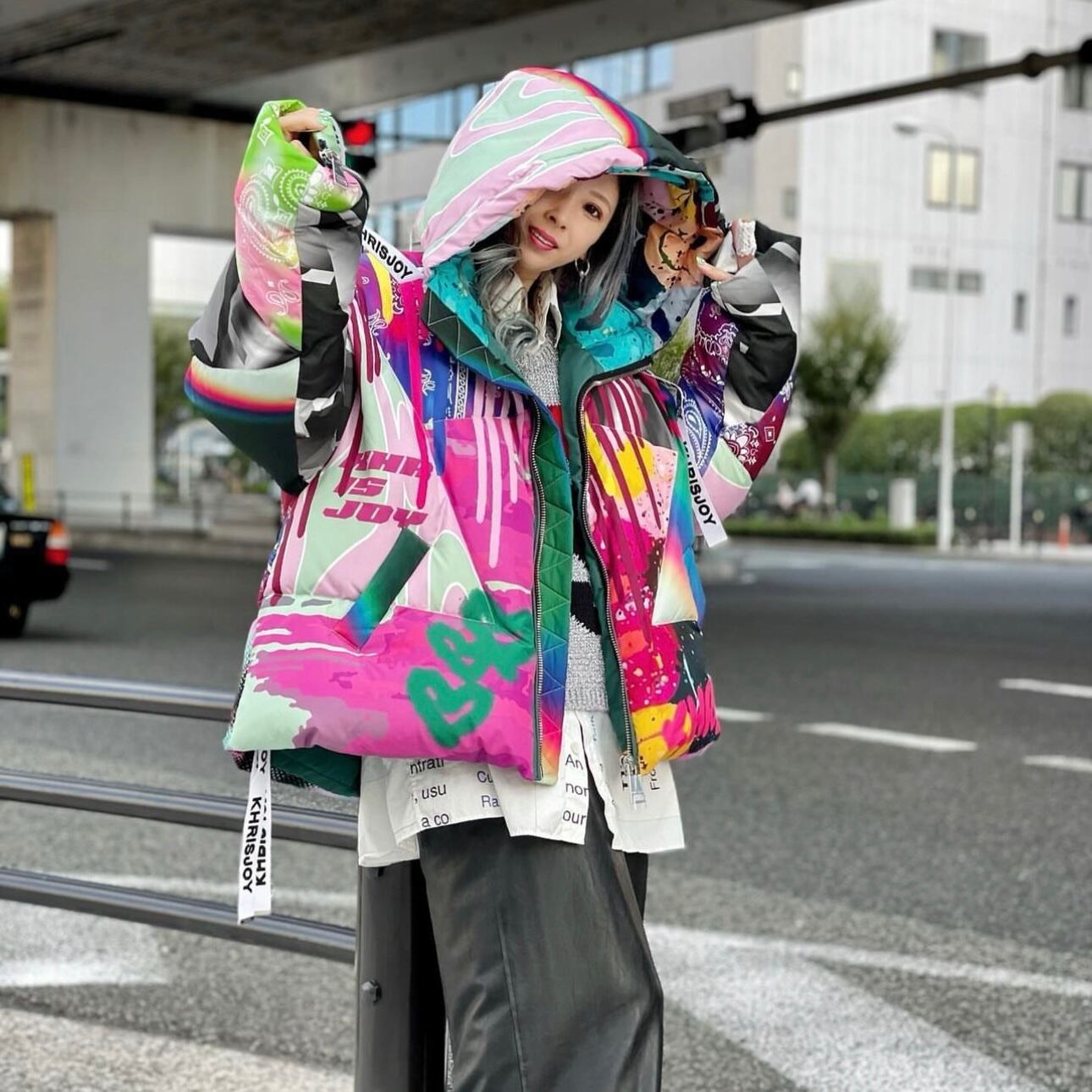 KHRISJOY】PUFF KHRIS GRAFFITI PATCH(MULTI) | AYIN