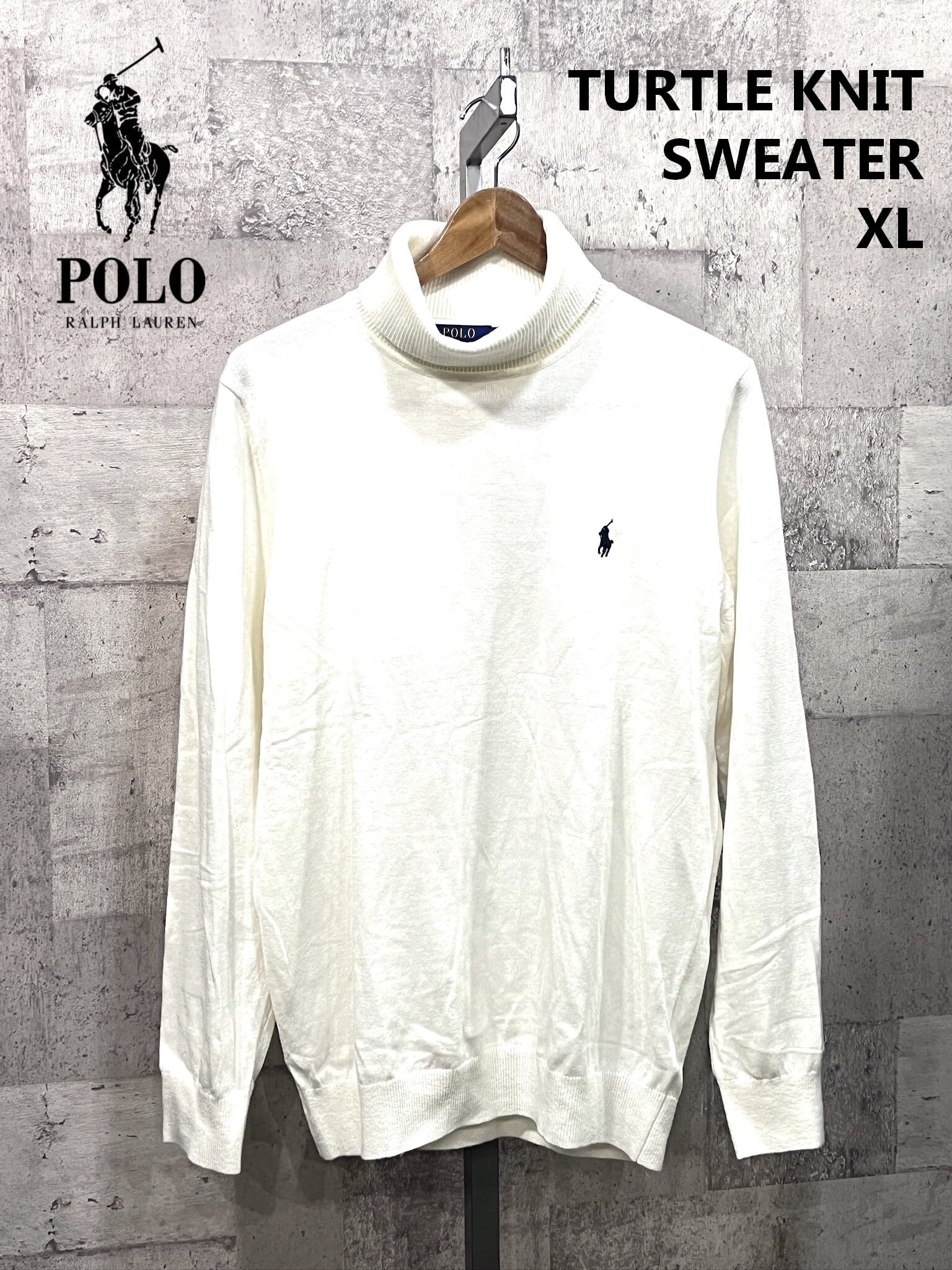 美品 フレッドペリー タートルネック セーター Laurel Wreath Roll