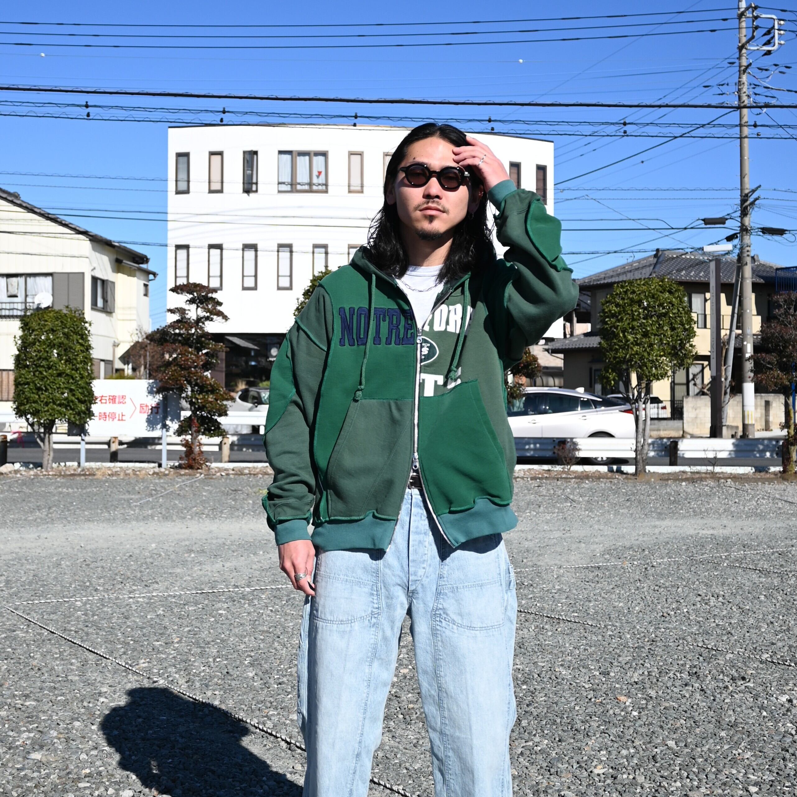 CCU / BAGGY RIDER JACKET スタイル | GANKO