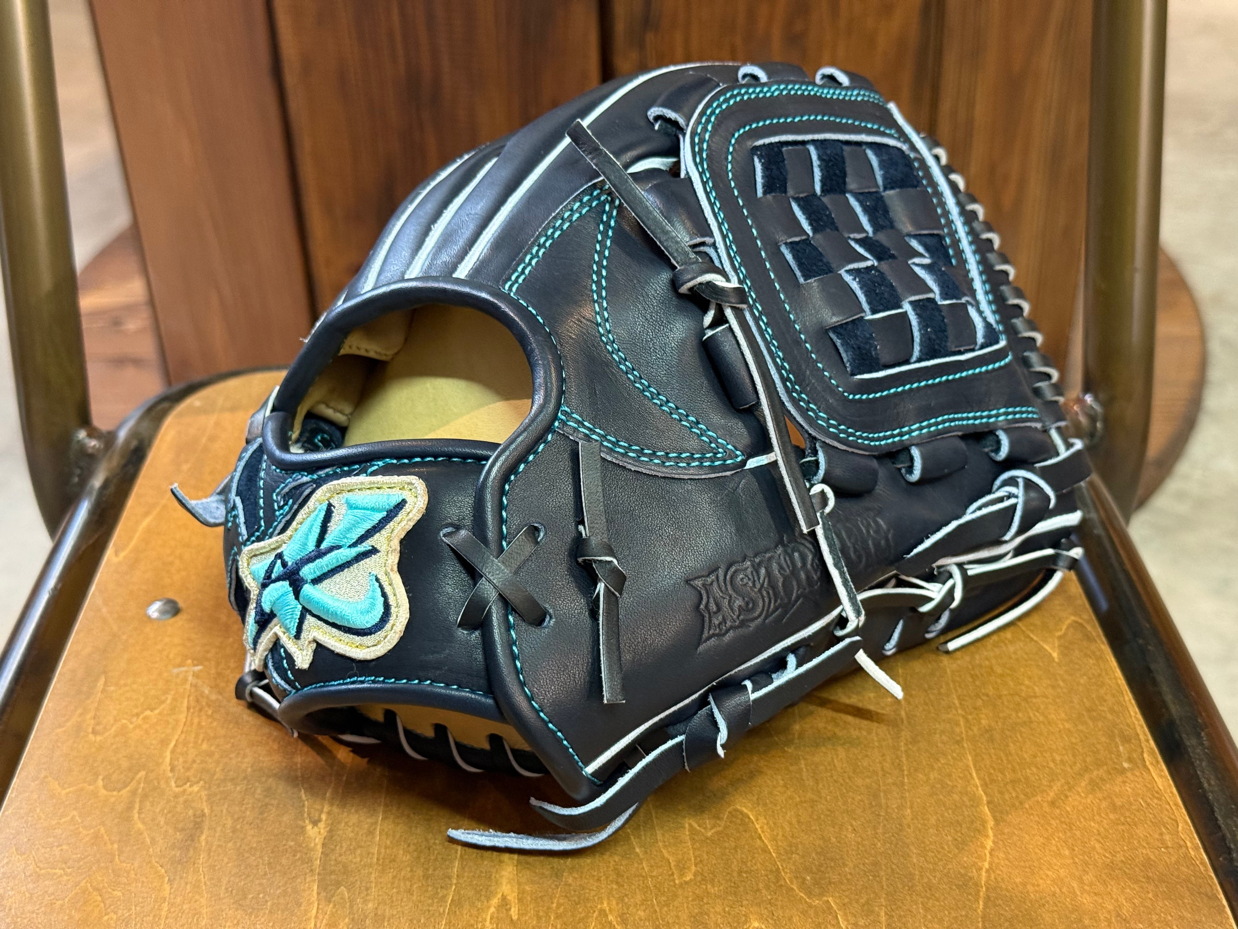 超限定【ゴリスポ別注品】 ASTRAL K【アストラルケー】硬式内野用 AST-605 リガーレバック Iブラック×ブラック