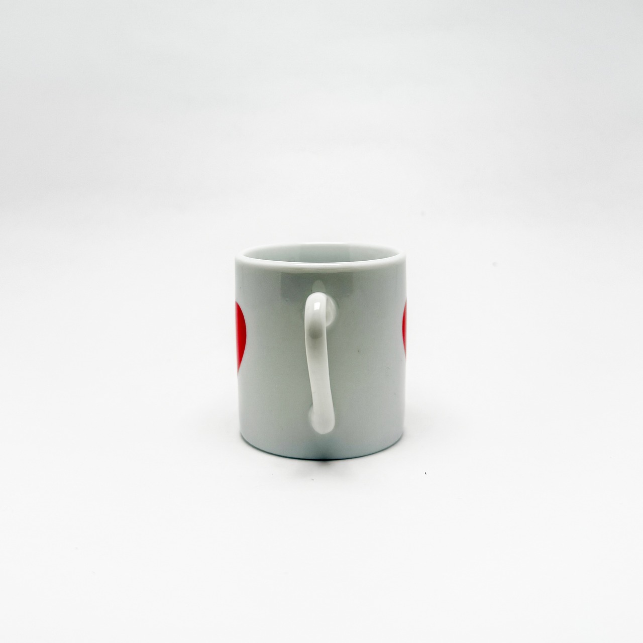 赤いハートのエスプレッソカップ