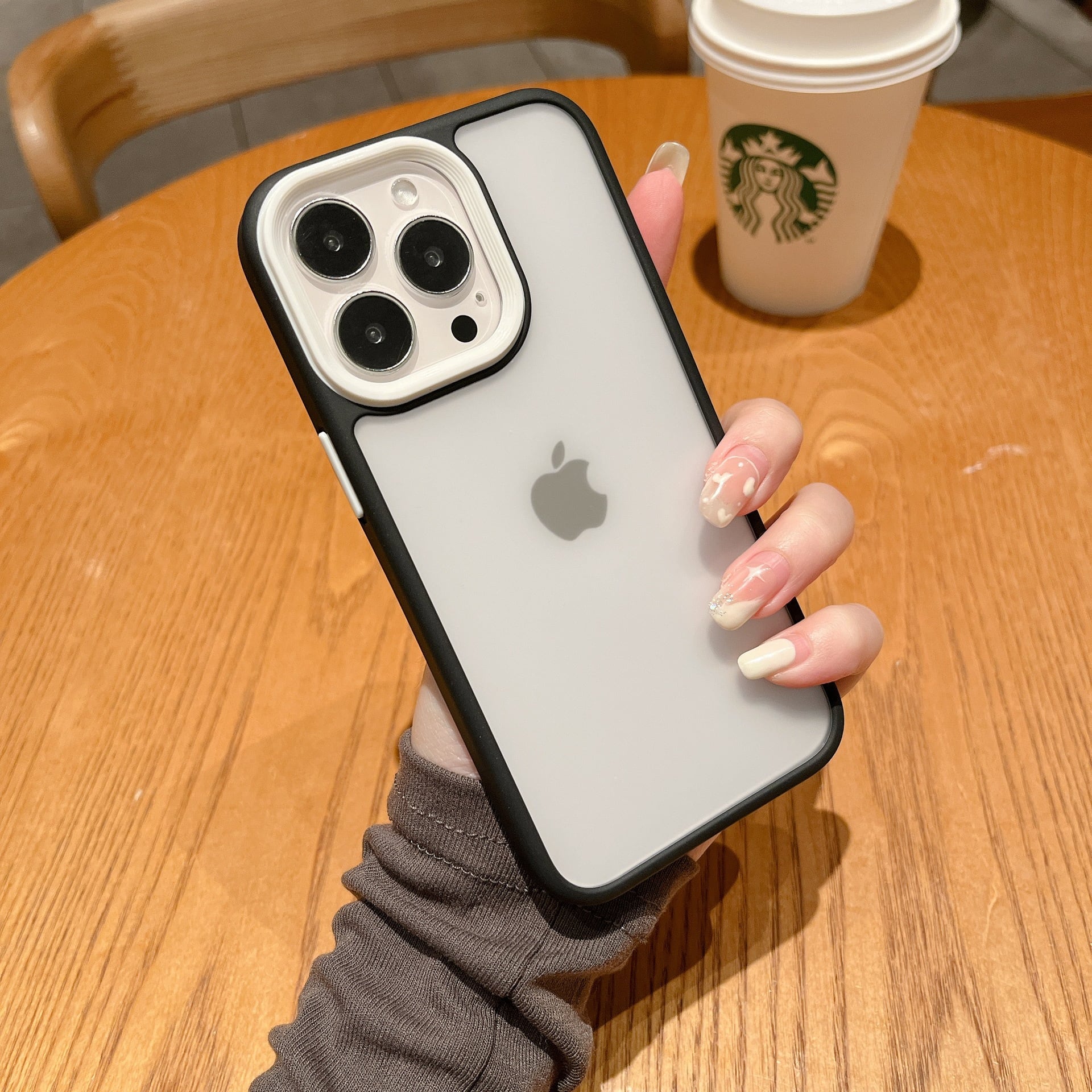iPhone15シリーズ対応】めちゃオシャレなマットタイプ◎半透明 8色から