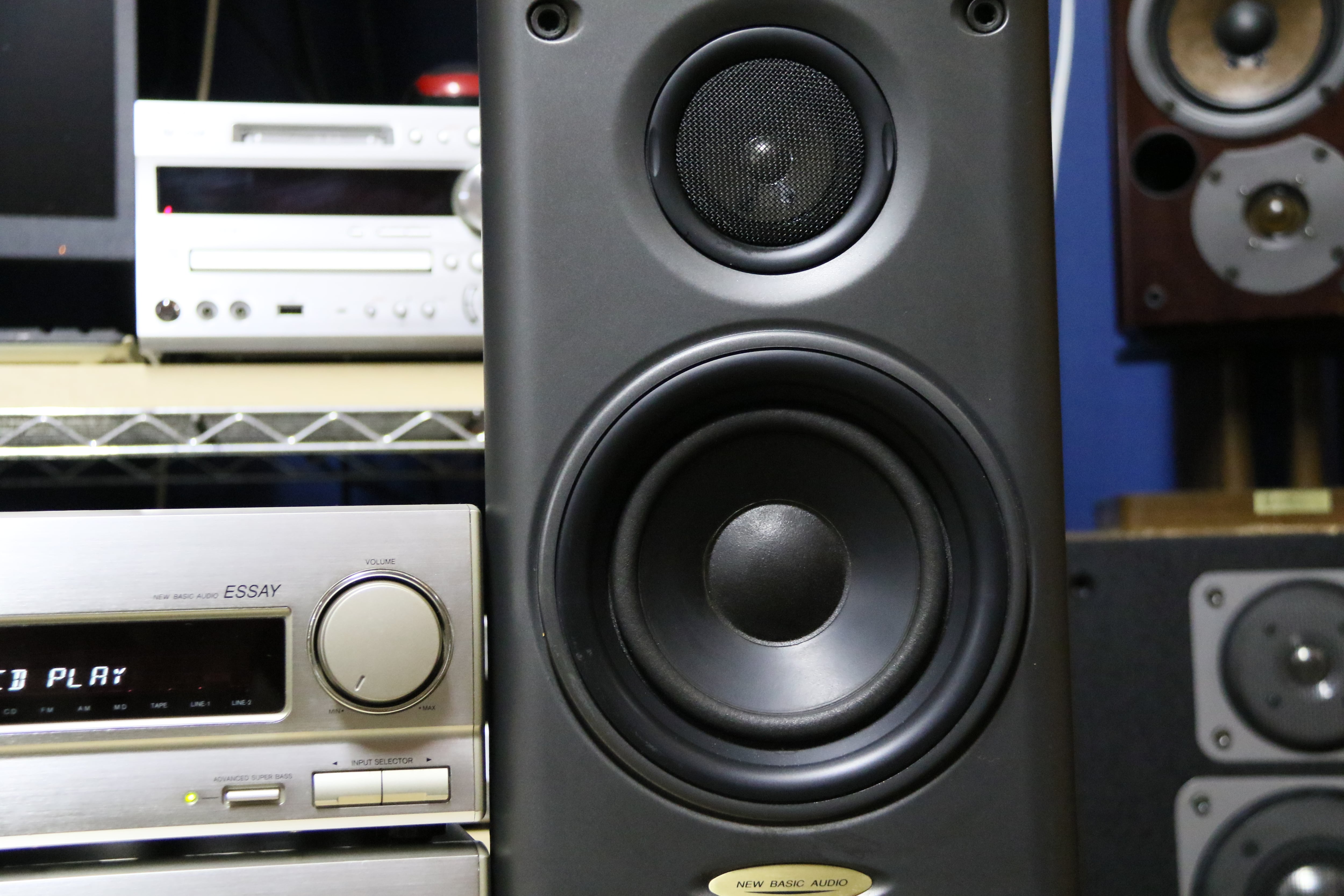 ONKYO ミニコンポ ESSAY E-A7本体セット フルセット！システムコンポ】 ONKYO ESSAY E-A7MD＋ ｶｾｯﾄ/MD/CD/ｱﾝﾌﾟ