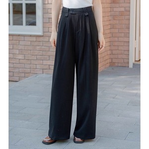 ハイウエストストレートレッグルースパンツ B0184