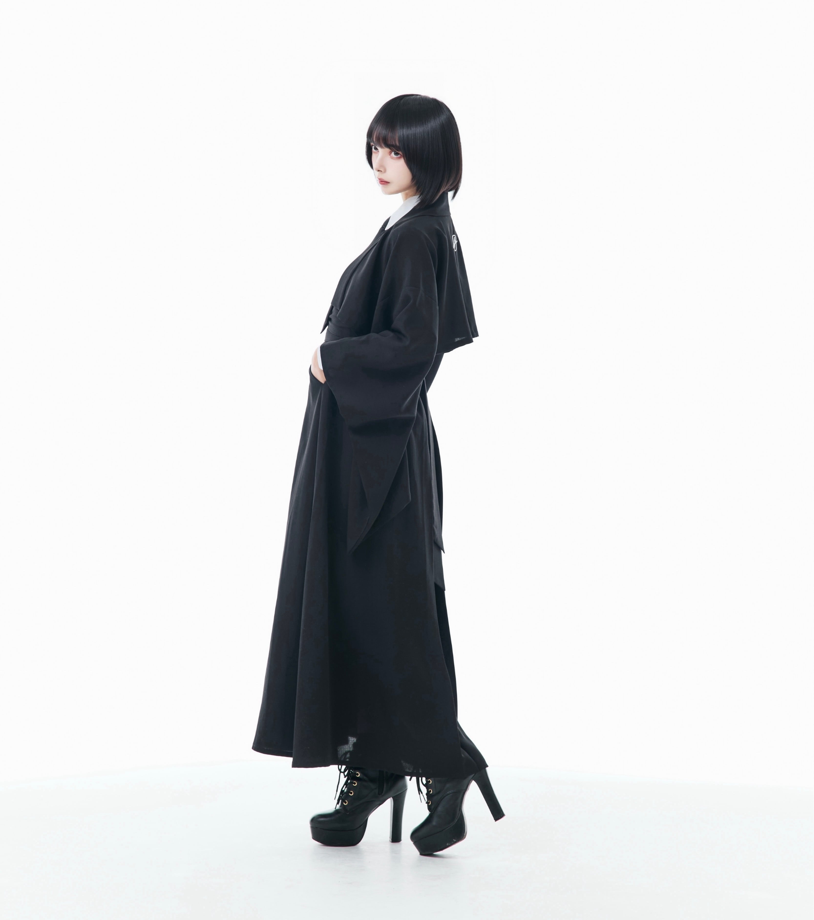 夏のショート丈羽織 ブラック | MISAMARU