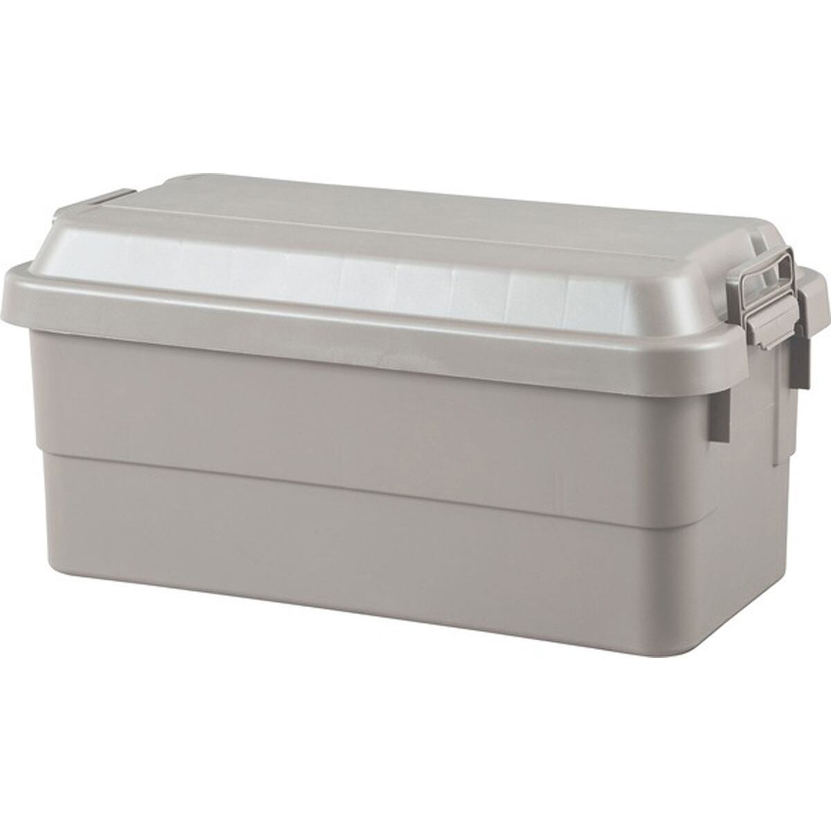 トランクカーゴ 70L TC-70 収納ボックス 収納ケース 容量70リットル 日本製 箱 キャンプ アウトドア BBQ レジャー 衣類収納 おもちゃ箱 フタ付き 座れる スツール プラスチック シンプル ミリタリー グレー カーキ おしゃれ