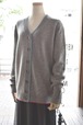 amitieri(アミティエリ) 24A/W Vネックカシミヤカーディガン