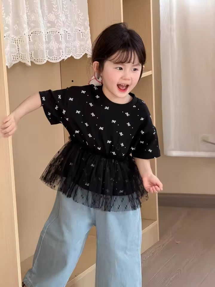 リボンチュールトップス