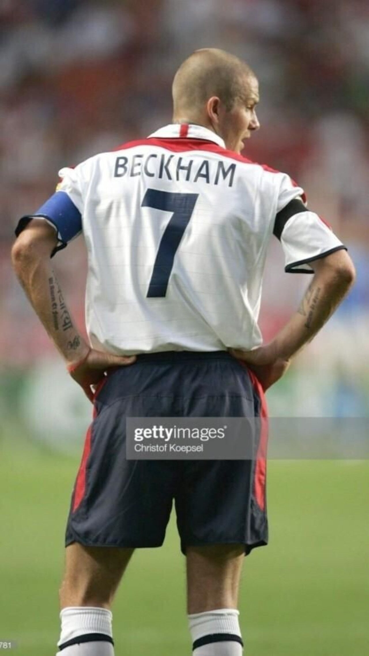 EURO2004 イングランド代表 デイビッド・ベッカム ユニフォーム（H