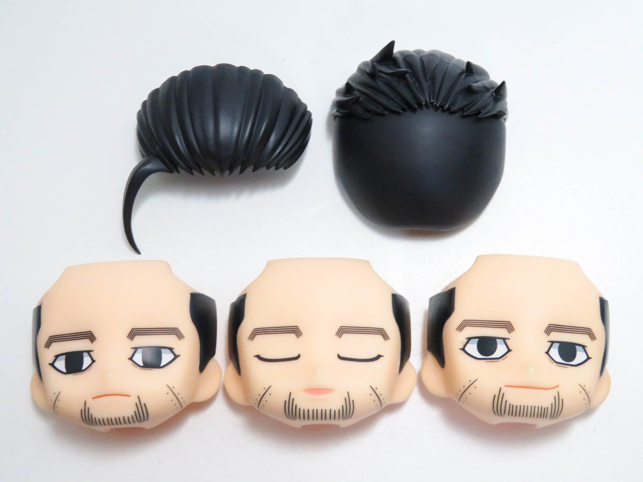 再入荷(A−ランク)【1534】 尾形百之助 顔、髪パーツセット ねんどろいど