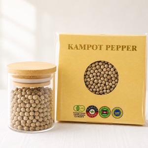 カンポットペッパー 白胡椒 30g【送料込み】｜有機JAS認証・GI認証 カンボジア産 漂白不使用