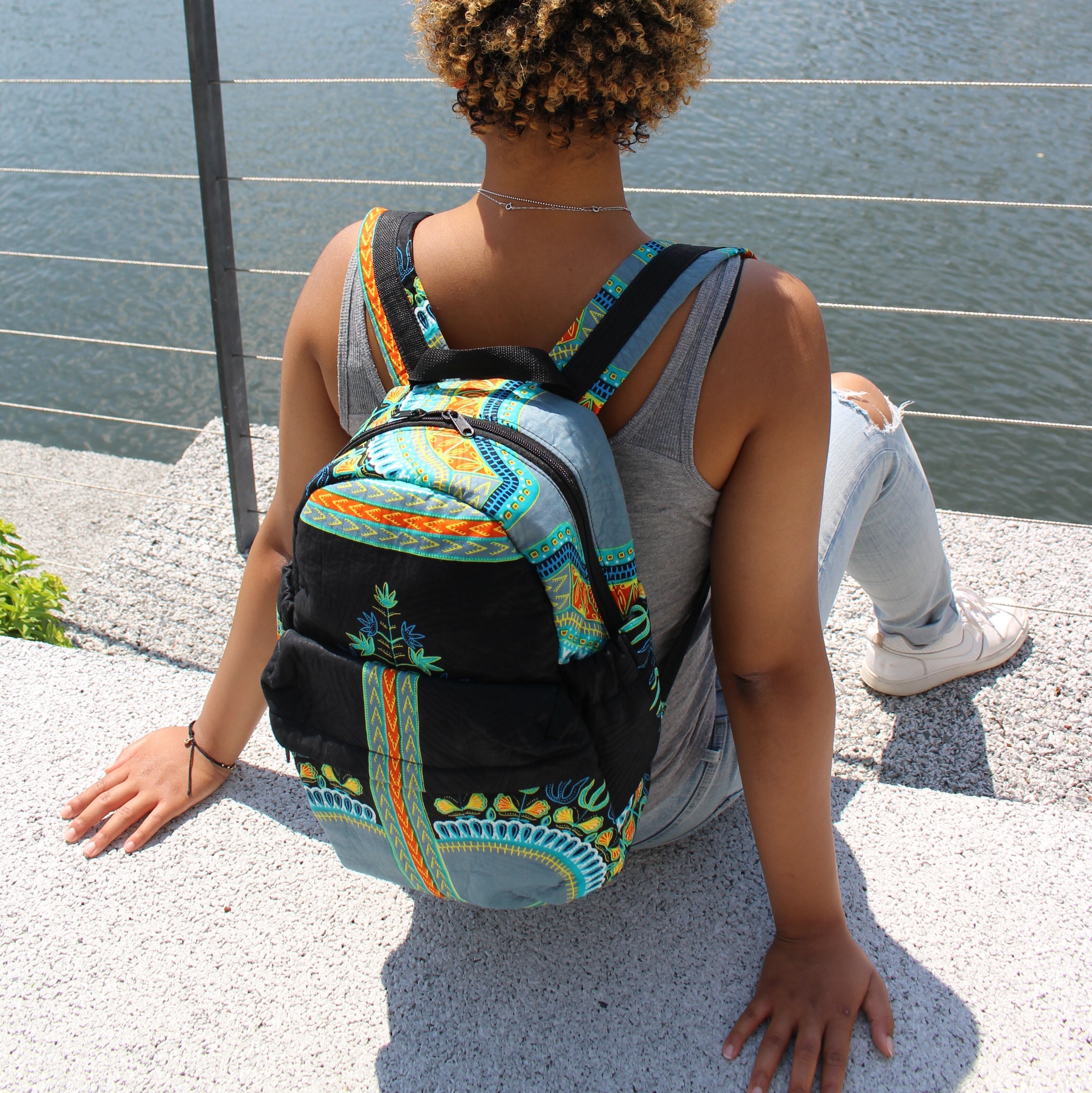 豪華な アフリカンプリント リュック バックパック ケンテ blog