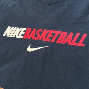 【NIKE】バスケットボール Tシャツ ナイキ ロゴ スウッシュ M us古着 アメリカ古着