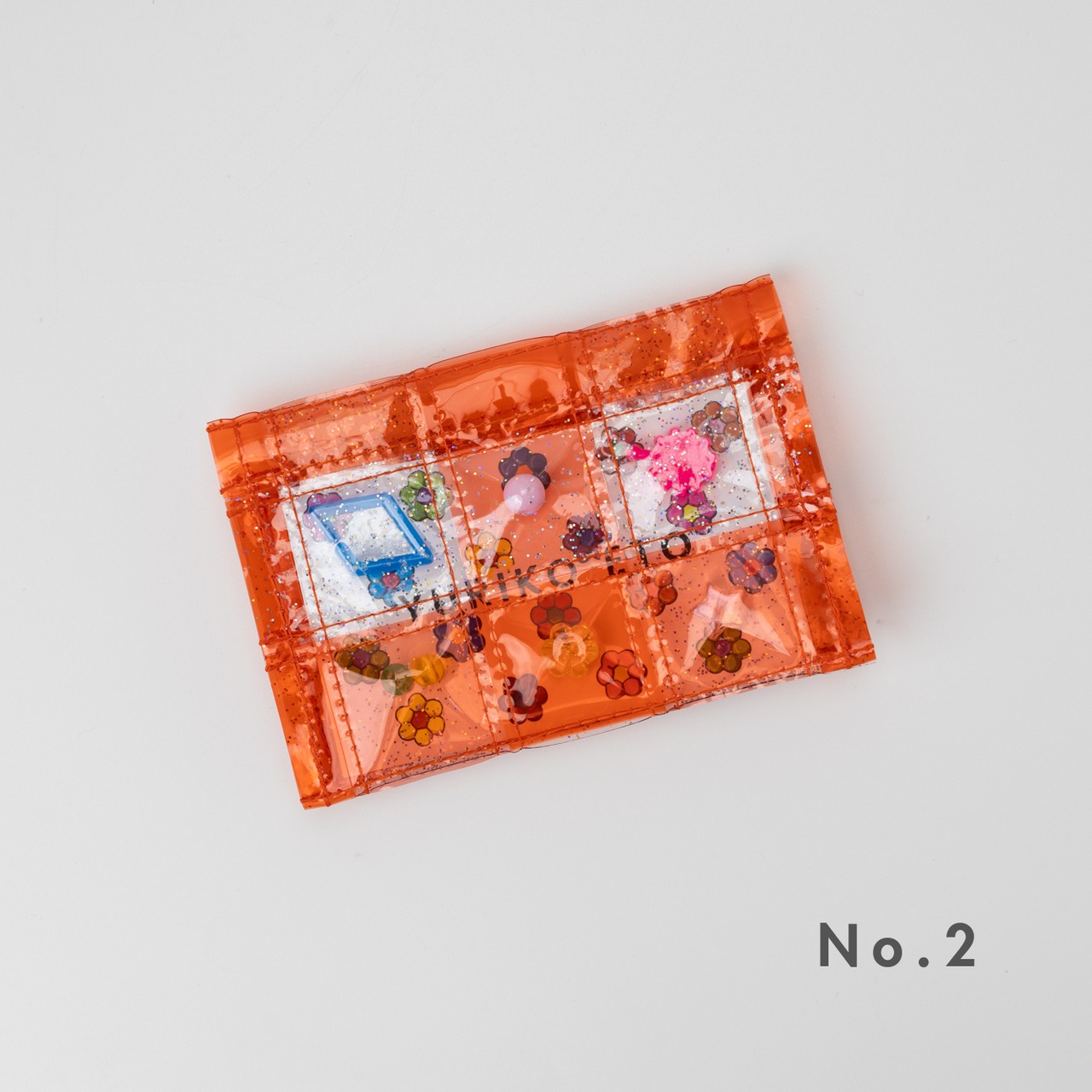 < YURIKO ETO > カードケース - limited orange