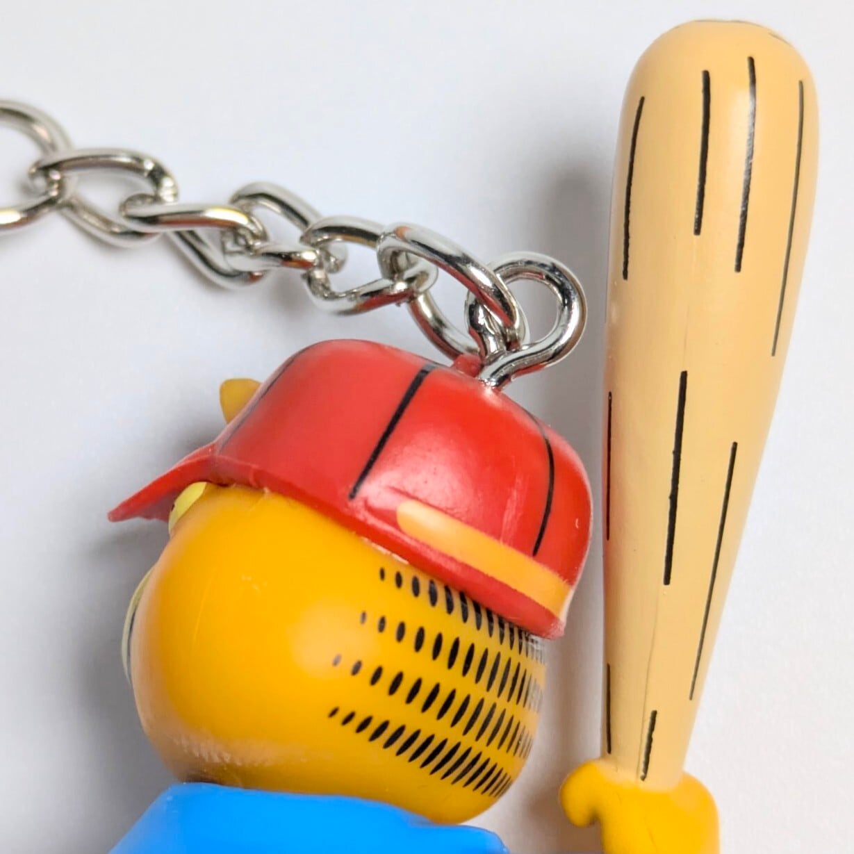 【 Garfield ( ガーフィールド ) 】 3D PVCキーホルダー 『 Baseball☆ 』 〚アメリカン雑貨 アメトイ〛